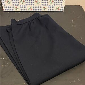 Vintage 1940s Navy High Waist Skirt size small